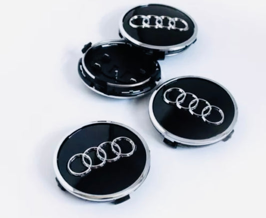 4X New Audi Center caps
